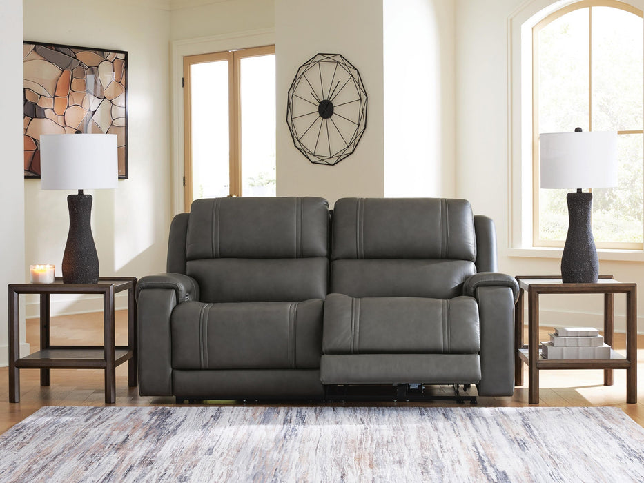 5Z - Pittson 2-Piece Power Reclining Sectional Loveseat
