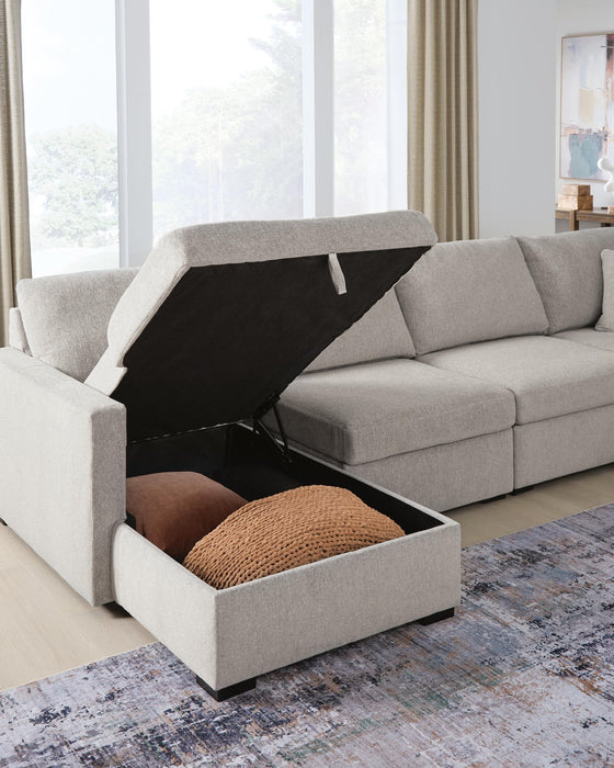 ModMax Luxe 4-Piece Double Storage Chaise Sectional