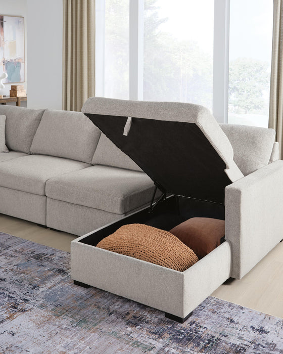 ModMax Luxe 4-Piece Double Storage Chaise Sectional