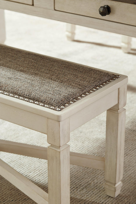 Bolanburg Dining Table and 2 Chairs and 2 Benches