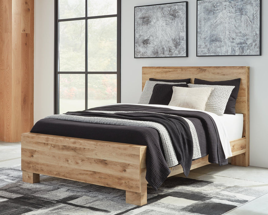 Hyanna Queen Panel Bed, Dresser, Mirror, Chest and Nightstand