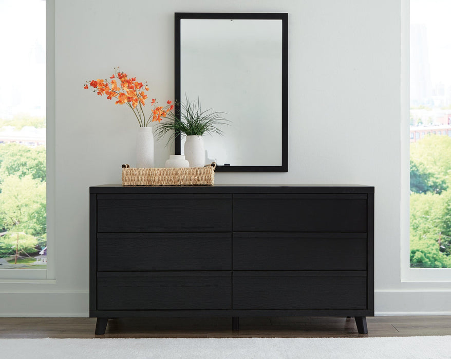 Danziar Queen Panel Bed, Dresser, Mirror, Chest and Nightstand