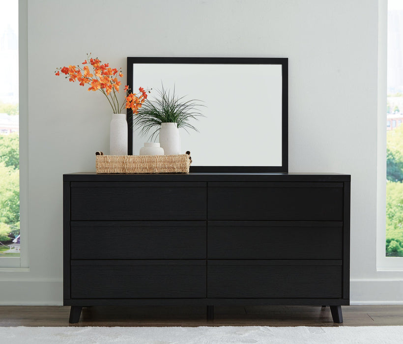 Danziar King Panel Headboard, Dresser and Mirror