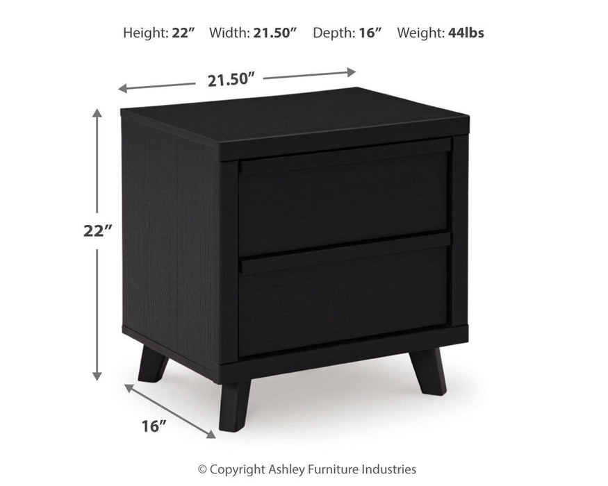 Danziar King Panel Headboard, Dresser, Mirror and Nightstand