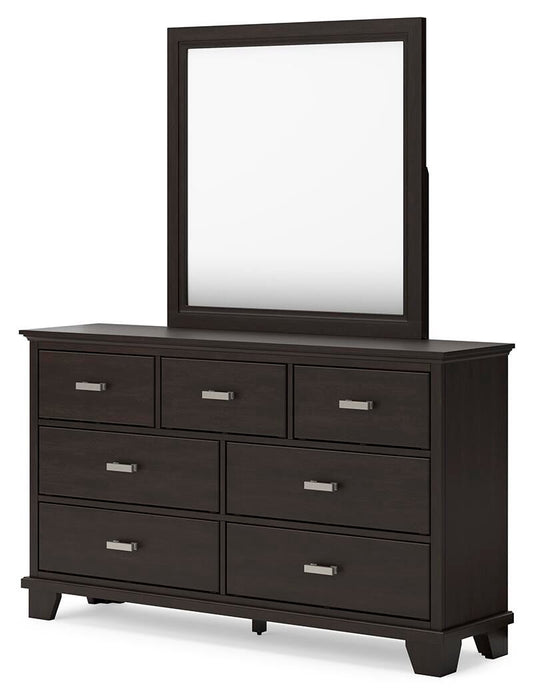 Covetown Twin Panel Bed, Dresser, Mirror, Chest and Nightstand