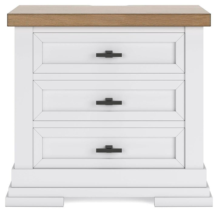 Ashbryn King Panel Storage Bed, Dresser, Mirror and Nightstand
