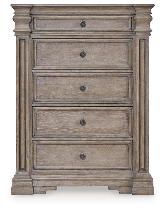 Blairhurst Queen Panel Bed, Dresser, Mirror, Chest and Nightstand