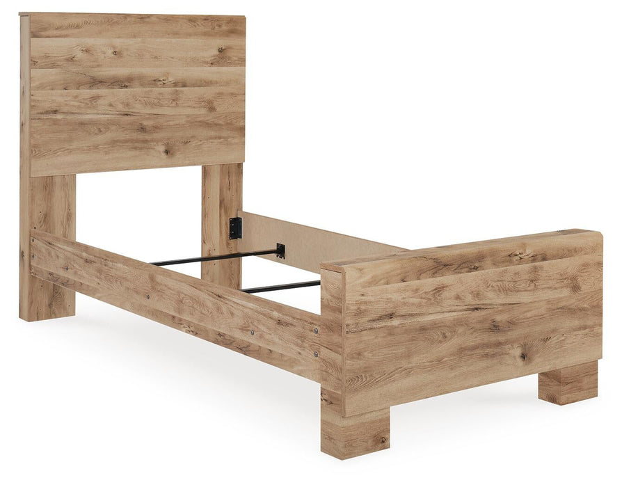 Hyanna Twin Panel Bed, Dresser, Mirror, Chest and Nightstand