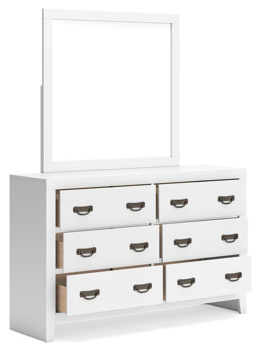 Binterglen Queen Panel Bed, Dresser, Mirror, Chest and Nightstand