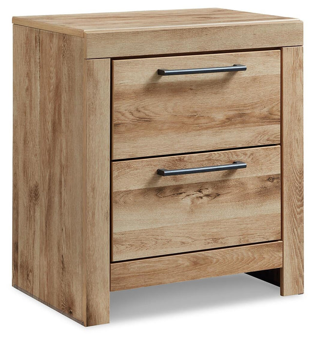 Hyanna Queen Panel Bed with 2 Side Storage, Dresser, Mirror and Nightstand