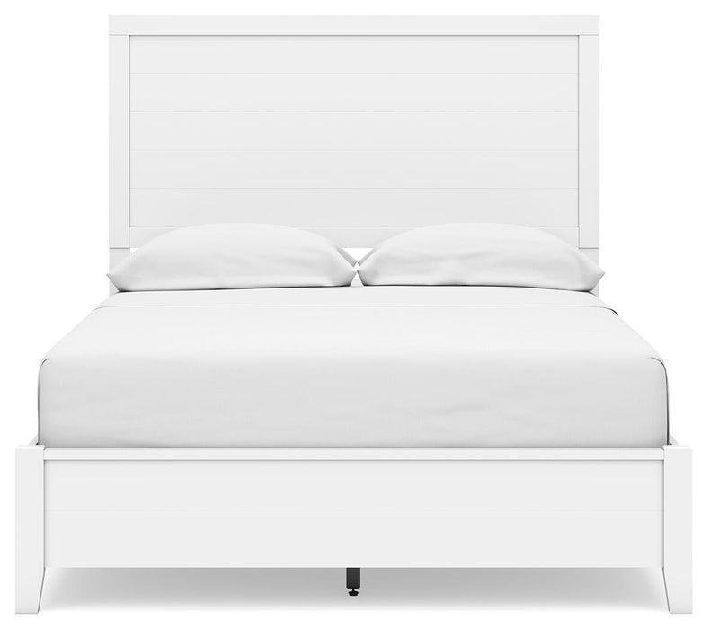 Binterglen Full Panel Bed with Mirrored Dresser and Nightstand