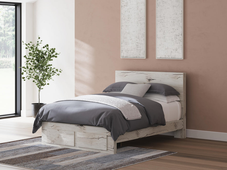 Lawroy Queen Panel Storage Bed, Dresser and Mirror