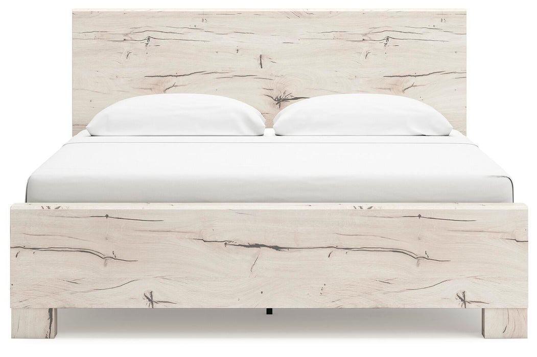 Lawroy King Panel Bed, Dresser, Mirror, Chest and Nightstand
