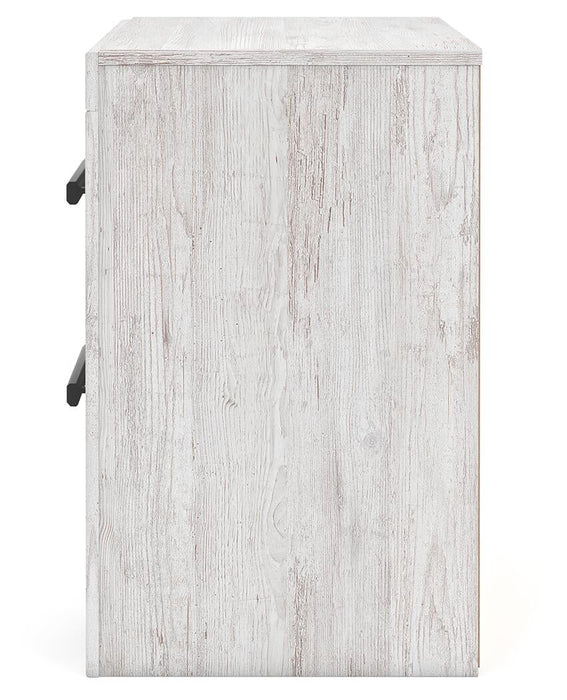 Cayboni King Panel Bed, Dresser, Mirror, Chest and Nightstand