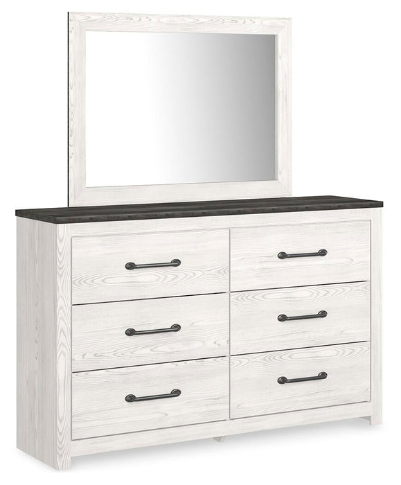 Gerridan Queen Panel Bed, Dresser, Mirror, Chest and Nightstand
