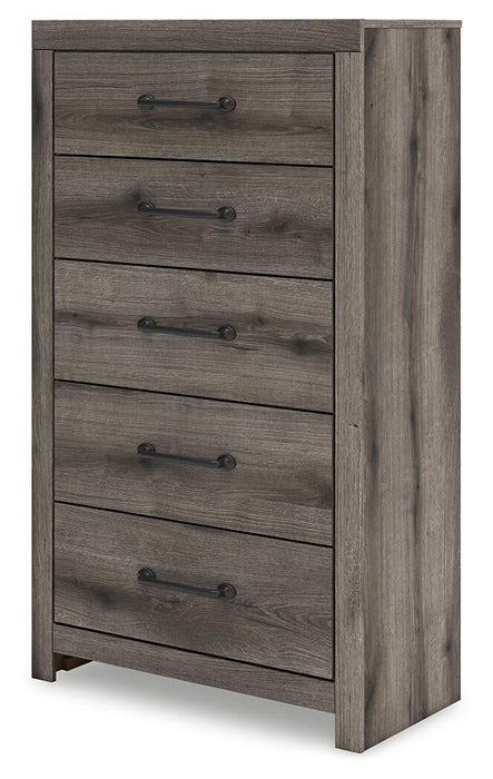 Urbanoore Twin Panel Bed with Storage, Dresser, Mirror, Chest and Nightstand