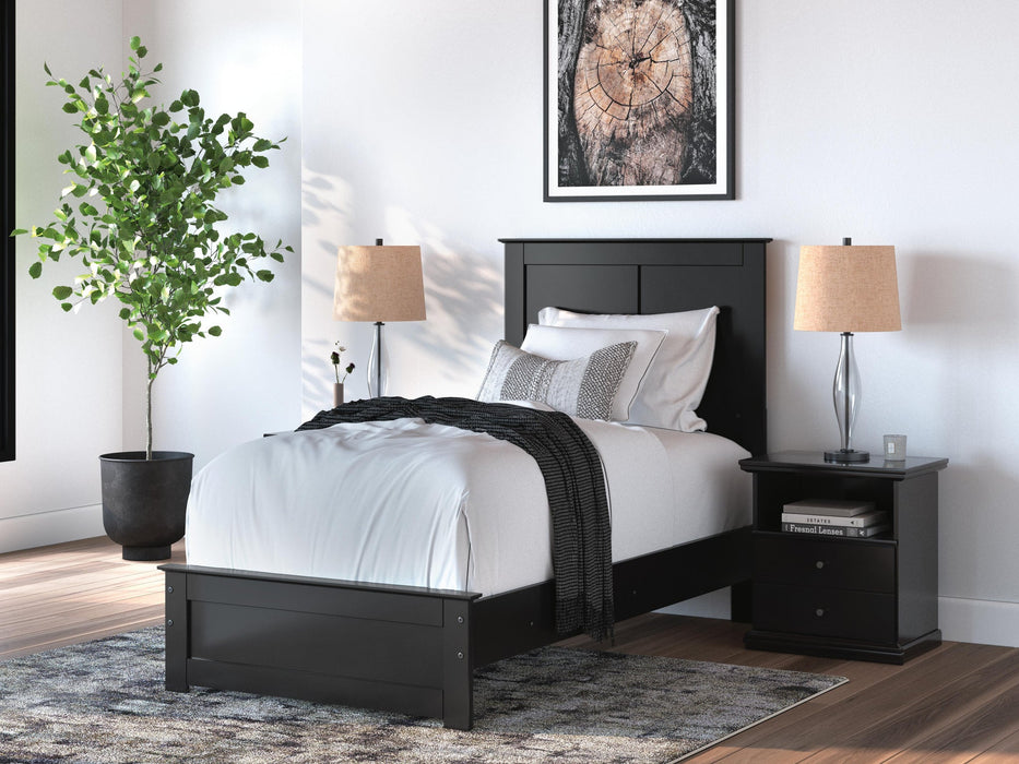Maribel Twin Panel Bed, Dresser, Mirror and Nightstand