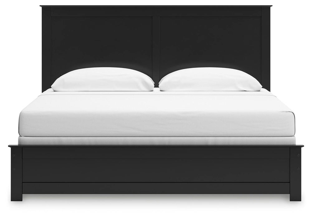 Maribel King Panel Bed, Dresser and Mirror