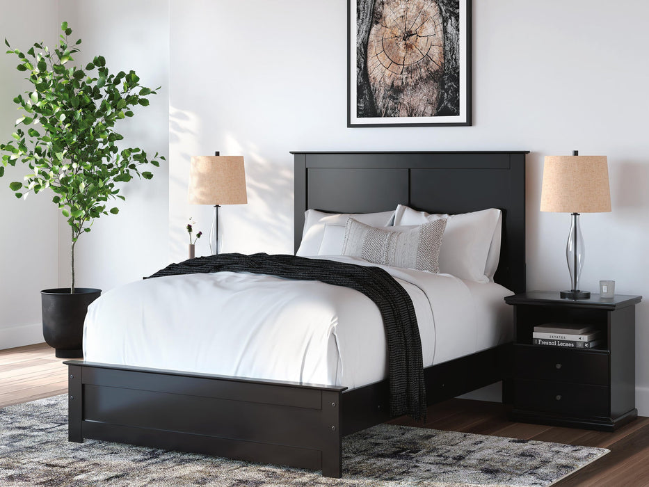 Maribel Full Panel Bed, Dresser, Mirror and Nightstand