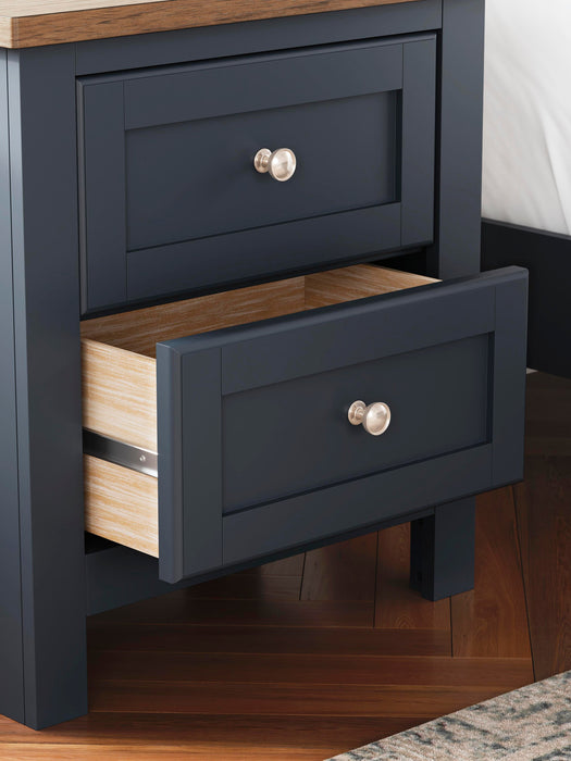 Landocken Queen Panel Bed, Dresser, Mirror, Chest and Nightstand