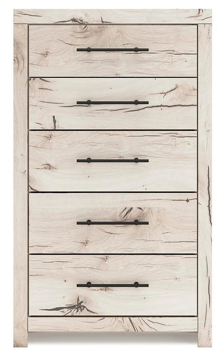 Lawroy Full Panel Bed, Dresser, Mirror, Chest and Nightstand