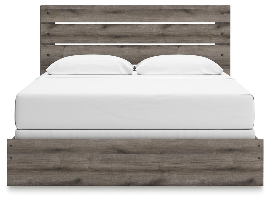 Urbanoore King Panel Bed, Dresser, Mirror, Chest and Nightstand