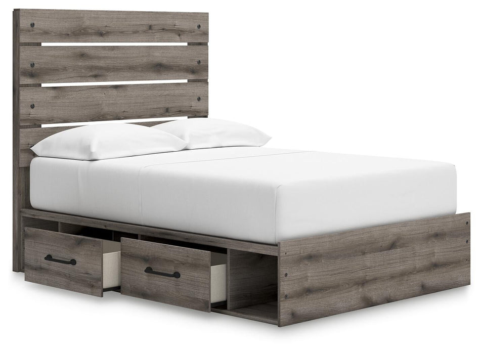 Urbanoore Full Panel Storage Bed, Dresser and Mirror