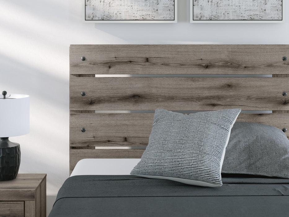 Urbanoore Full Panel Bed with Storage, Dresser, Mirror, Chest and Nightstand
