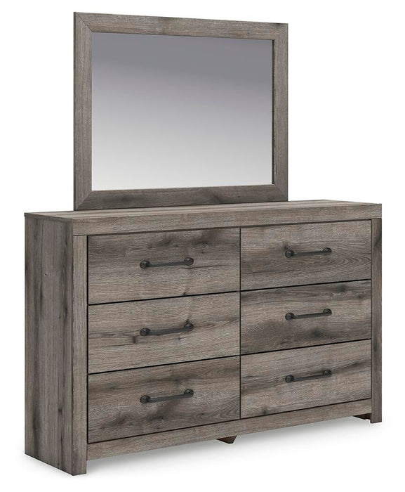 Urbanoore Full Panel Bed with Storage, Dresser, Mirror and Nightstand