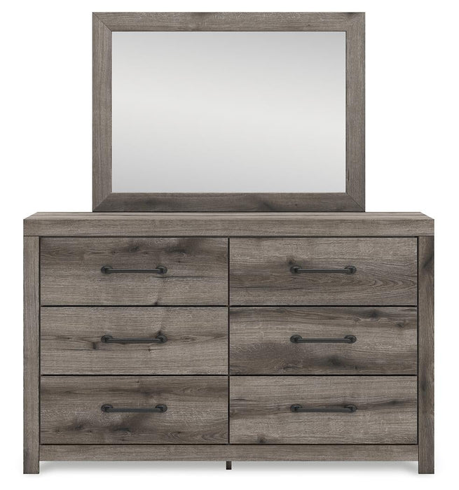 Urbanoore Full Panel Bed with Storage, Dresser, Mirror and Nightstand
