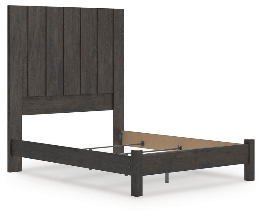 Parlayon Queen Panel Bed, Dresser, Mirror, Chest and Nightstand