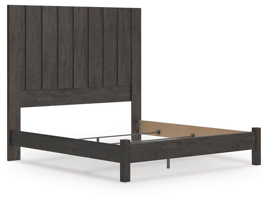 Parlayon King Panel Bed, Dresser and Mirror