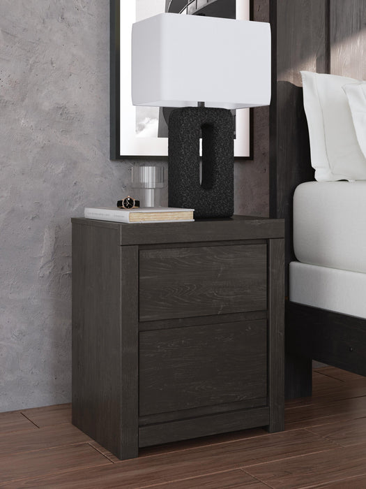 Parlayon King Panel Bed, Dresser, Mirror and Nightstand