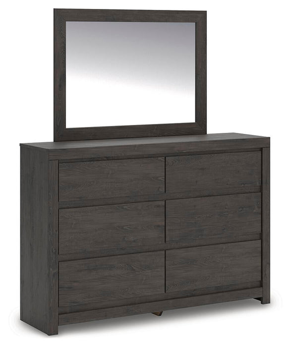 Parlayon King Panel Bed, Dresser, Mirror, Chest and Nightstand