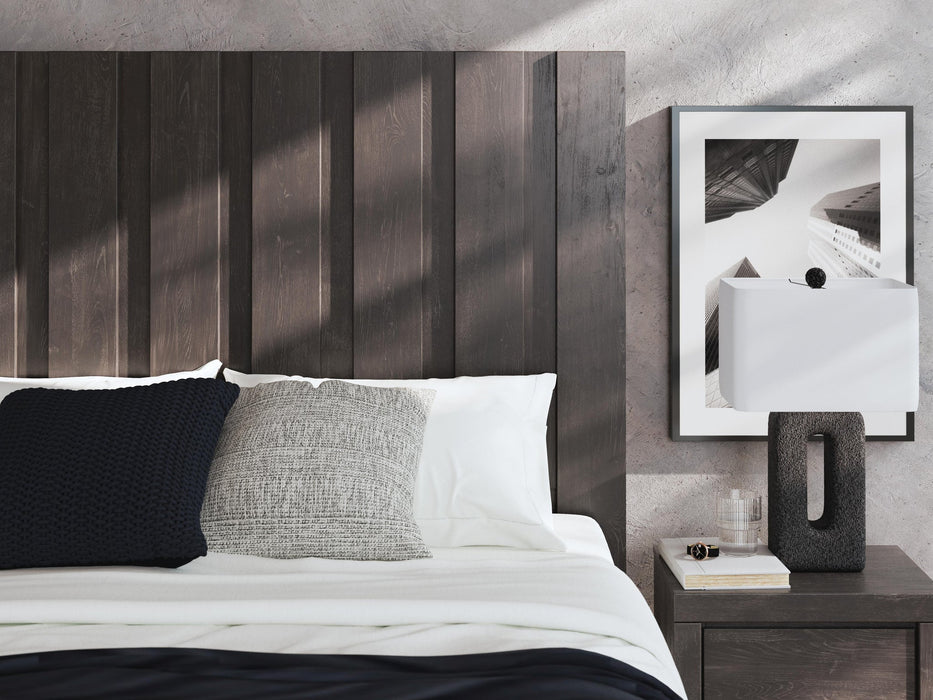 Parlayon King Panel Bed, Dresser, Mirror, Chest and Nightstand