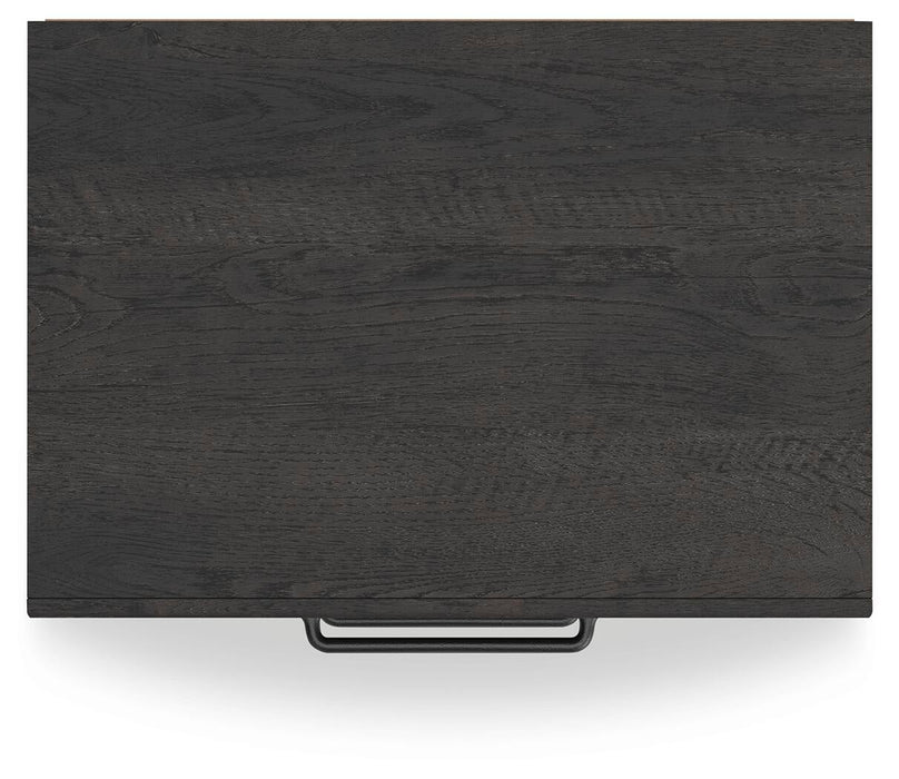 Delmorta Full Panel Bed, Dresser, Mirror, Chest and Nightstand