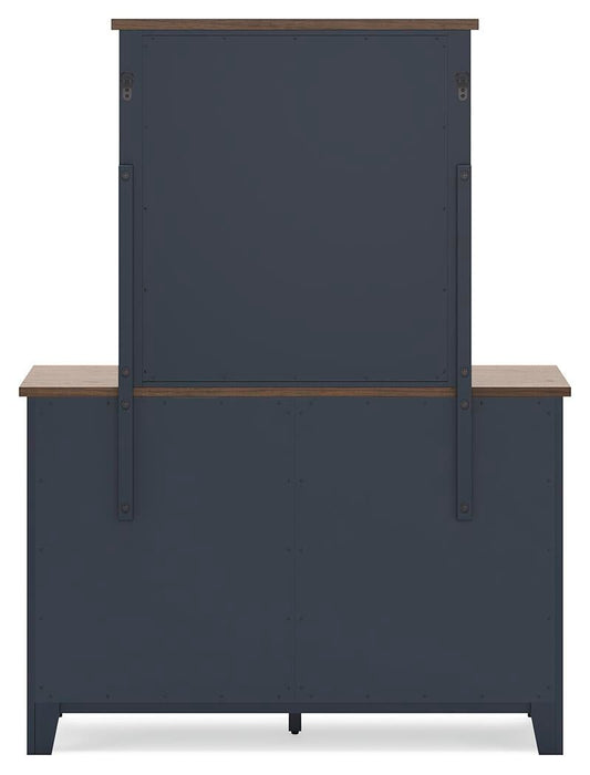 Landocken Queen Panel Headboard, Dresser and Mirror