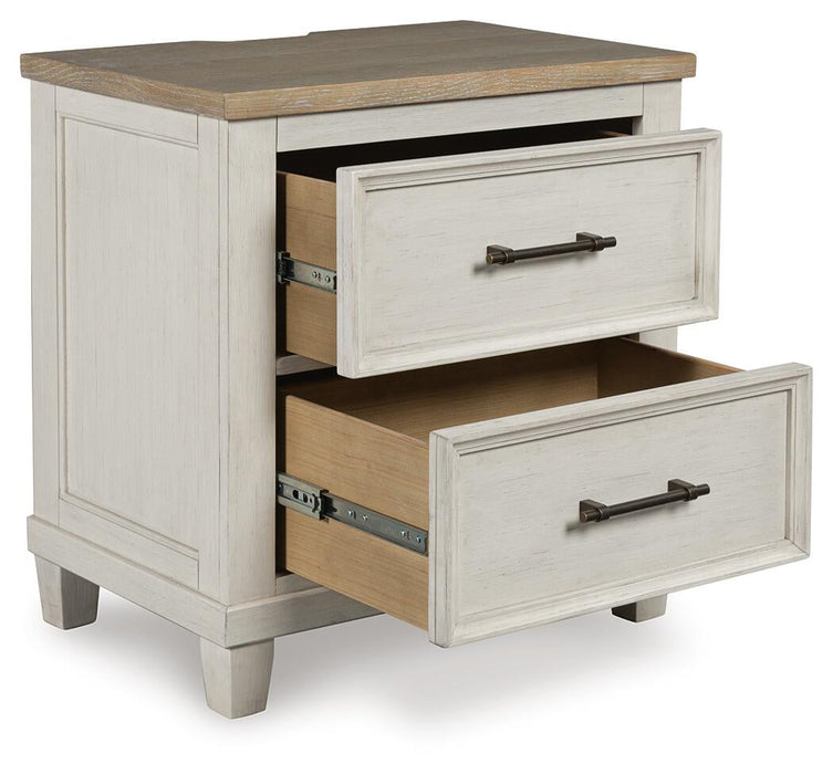 Shaybrock King Panel Bed, Dresser, Mirror, Chest and Nightstand