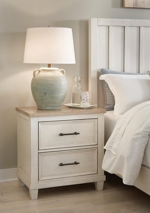 Shaybrock Queen Panel Bed, Dresser, Mirror, Chest and Nightstand