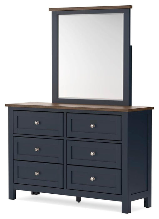 Landocken Full Panel Headboard, Dresser, Mirror and Nightstand