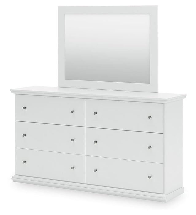 Bostwick Shoals Full Panel Bed, Dresser and Mirror