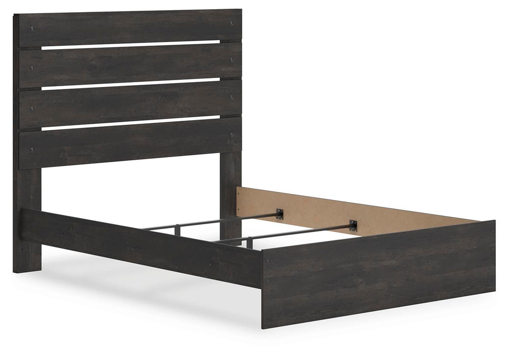 Delmorta Queen Panel Bed, Dresser and Mirror