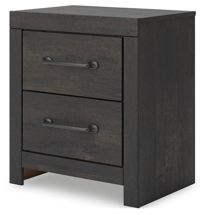 Delmorta Queen Panel Bed, Dresser, Mirror and Nightstand
