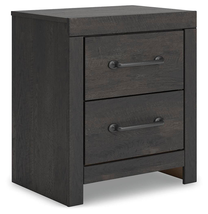 Delmorta Twin Panel Storage Bed, Dresser, Mirror, Chest and Nightstand