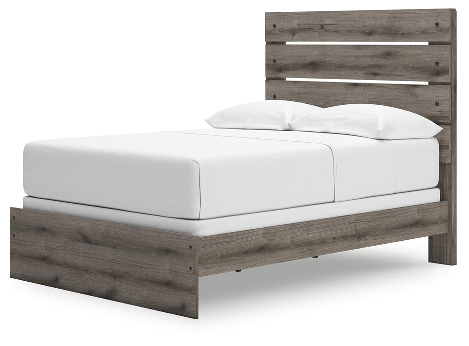 Urbanoore Full Panel Bed, Dresser, Mirror, Chest and Nightstand