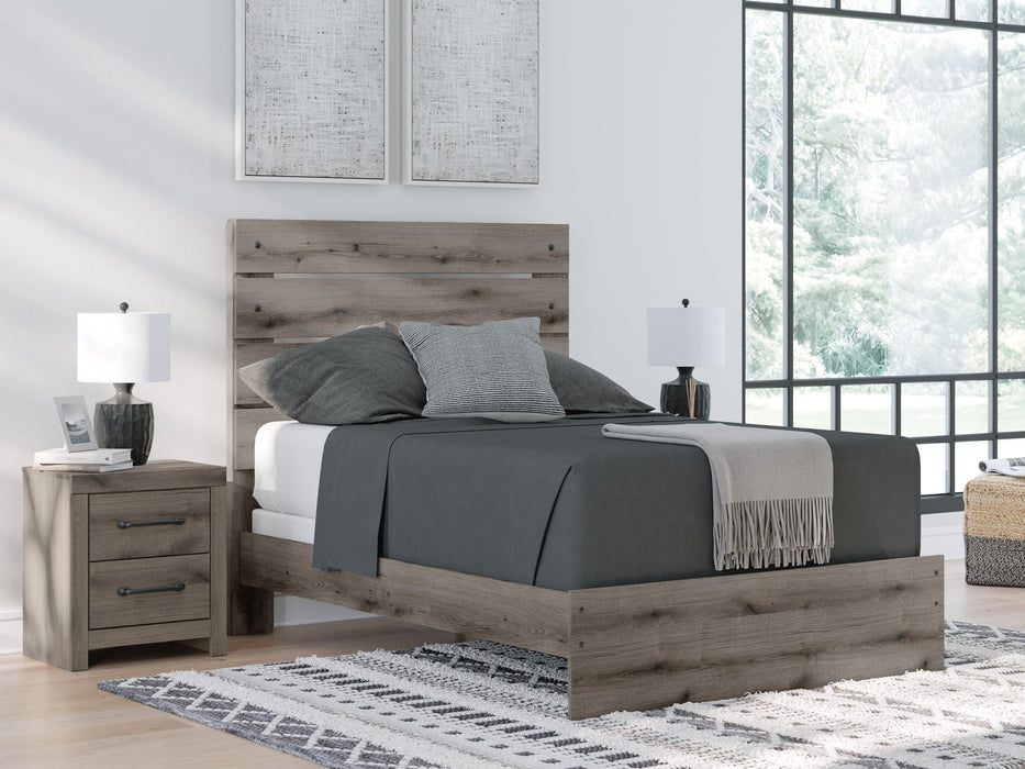 Urbanoore Full Panel Bed, Dresser, Mirror and Nightstand