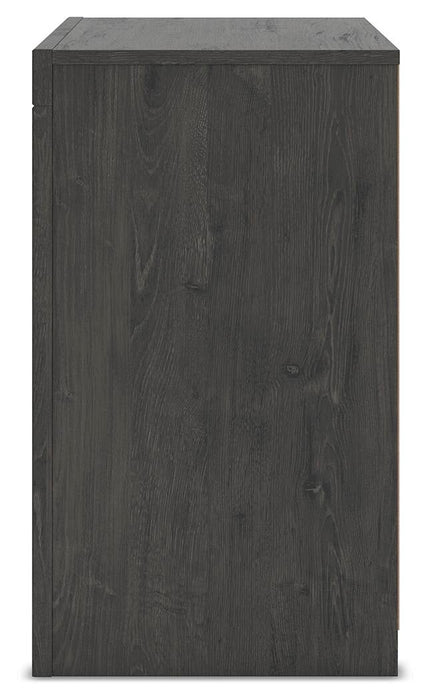 Parlayon King Panel Storage Bed, Dresser, Mirror and Nightstand