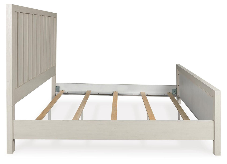 Shaybrock King Panel Bed, Dresser and Mirror