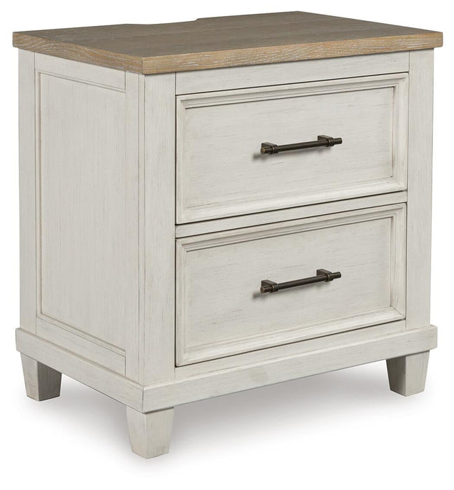 Shaybrock California King Panel Bed, Dresser, Mirror and Nightstand