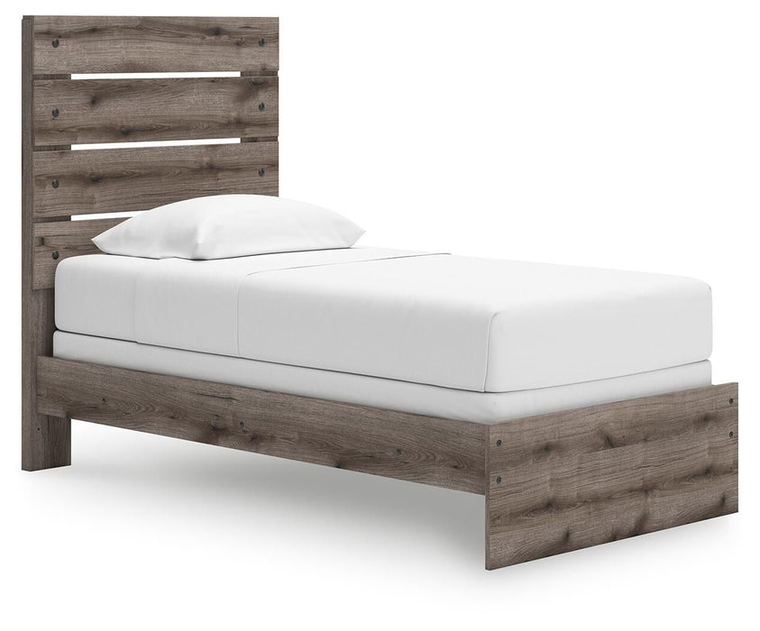 Urbanoore Twin Panel Bed, Dresser, Mirror and Nightstand